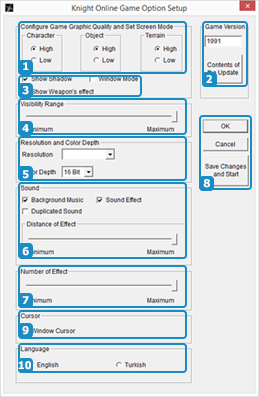 Option Window