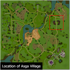 Location of Asga Village